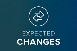 Expected Changes