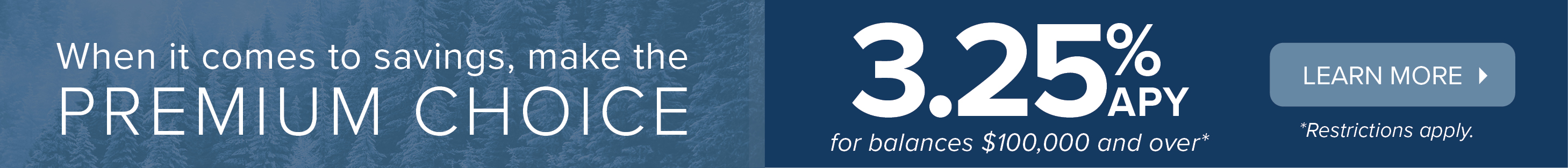 When it come so savings, make the Premium Choice.